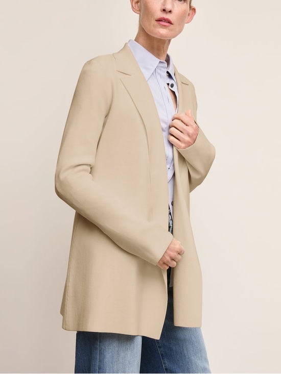 MM Lafleur Jackets & Blazers - M.M. LaFleur Merritt wrap viscose spandex Jardigan in cream latte size medium